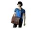 Men Crazy Horse Leather Original Briefcase Laptop Messenger Shoulder Bag